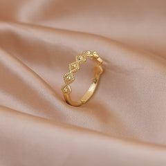 Pearl Zircon Rings for Woman 2021 Vintage Sexy Open Ring