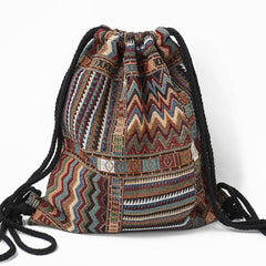 Fabric Backpack Female Gypsy Bohemian Boho Chic