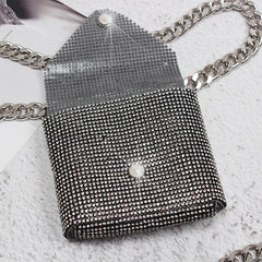 Fanny Pack for Women Luxury Brand Designer Waist Bag Mini Rhinestone Purse