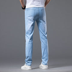 Men Stretch Skinny Jeans Fashion Casual Cotton Denim Slim Fit