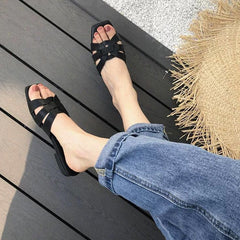 Sandals Shoes For Ladies Slippers Slides Open Toe Flat Casual Beach