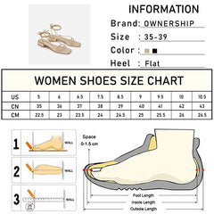 Women Gladiator Sandals Square Toe Low Heels Female Cross Tied Shoes