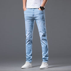 Men Stretch Skinny Jeans Fashion Casual Cotton Denim Slim Fit