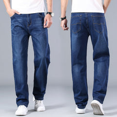 stretch men straight loose loose summer thin jeans spring classic