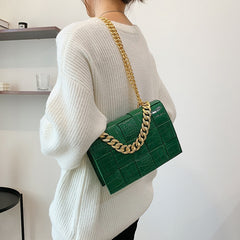 Women Pattern Crossbody Bags Lady Chain Shoulder Bag