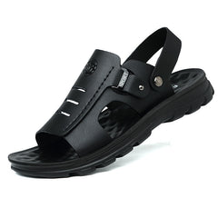 Non-slip Open-toe Leather Sandals
