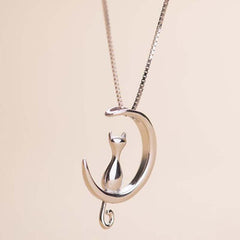 Fashion Jewelry Silver Color Small Pearl Cat Stud Earrings