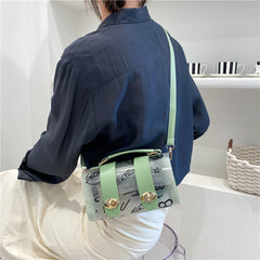 Shoulder Bag PVC Transparent Graffiti Messenger Female Bag Small