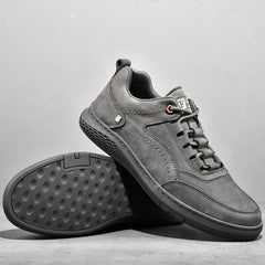 Men genuine Leather Shoes lace up Trend Comfortable Men Shoes