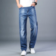 stretch men straight loose loose summer thin jeans spring classic