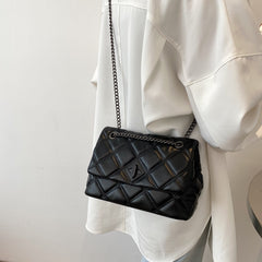 Embroidery Thread Small PU Leather Crossbody Bags