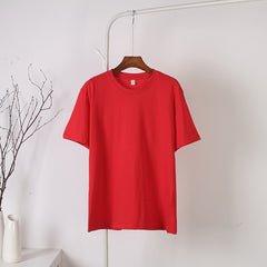 Soft Basic T Shirt Women Oversized Casual Solid Tee