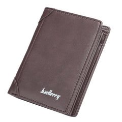 Fashion Men Wallets Name Engraving Zipper Card Holder