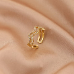 Pearl Zircon Rings for Woman 2021 Vintage Sexy Open Ring