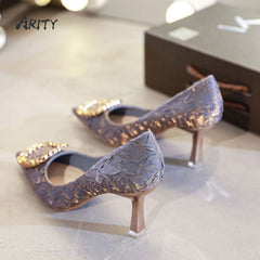 Pumps Pointed High Heels Stiletto All-match shoes for woman