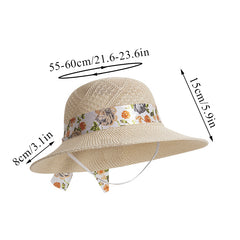 Solid Handmade Crochet Floppy Top Summer Hats