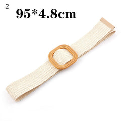 Belts For Women Vintage Boho Braided Waist Belt Black Coffee