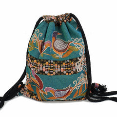 Fabric Backpack Female Gypsy Bohemian Boho Chic