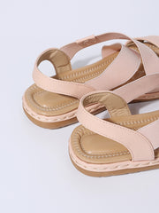 Sandals Summer Shoes Women New Ladies Sewing cross Out Wedges