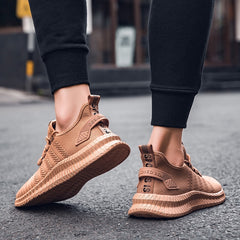 Running Shoes Elasticity Men Shoe Light Casual Mens Sneaker