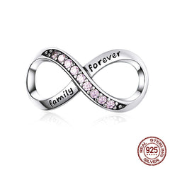 Sterling Silver Heart Vintage Charms Beads Fit Original DIY Bracelets