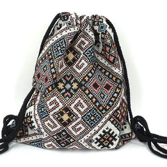 Fabric Backpack Female Gypsy Bohemian Boho Chic