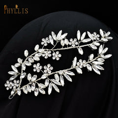 Alloy Leaves Golden Bridal Comb Wedding Hair Accessories