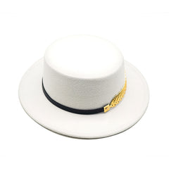 Wool Vintage Trilby Felt Fedora Hat Ribbon With Wide Brim