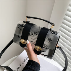 Shoulder Bag PVC Transparent Graffiti Messenger Female Bag Small