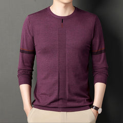 Fashion Casual Long-sleeved Knitted Slim Sweater Pullover