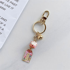 Omamori Sakura Amulet Lucky Cat Keychain Cute Pendant Clothes