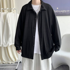 Corduroy Long Sleeve Shirts Shirt Woman Fashion Casual Oversize