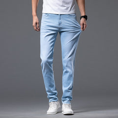 Men Stretch Skinny Jeans Fashion Casual Cotton Denim Slim Fit