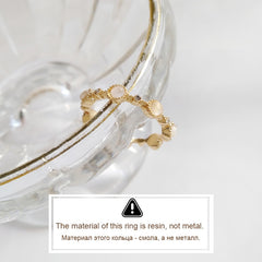 Pearl Zircon Rings for Woman 2021 Vintage Sexy Open Ring