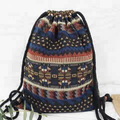 Fabric Backpack Female Gypsy Bohemian Boho Chic