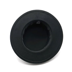 Wool Vintage Trilby Felt Fedora Hat Ribbon With Wide Brim