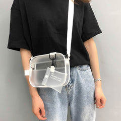 Casual PVC Transparent Clear Women Crossbody Bags Shoulder Bag