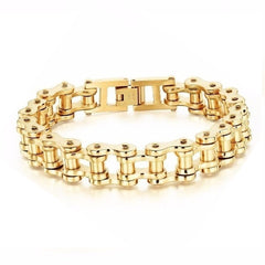 Stainless Steel Biker Chain Bracelet Mens Bracelet Link Chain Motorcycle