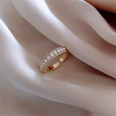 Pearl Zircon Rings for Woman 2021 Vintage Sexy Open Ring
