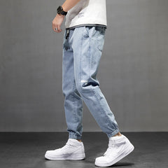 Jogger Harem Pant Men Pants Harajuku Cargo Jeans Cotton Casual Harem