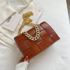Women Pattern Crossbody Bags Lady Chain Shoulder Bag