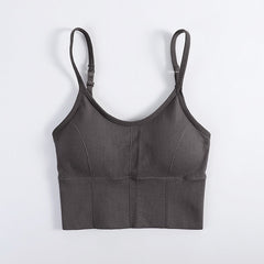 Seamless Anti-sweat Shockproof Padded Breathable Sports Bra