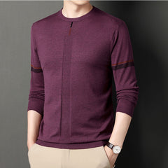 Fashion Casual Long-sleeved Knitted Slim Sweater Pullover