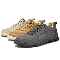 Men genuine Leather Shoes lace up Trend Comfortable Men Shoes