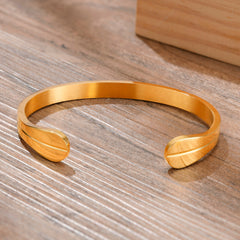 Thin Bracelet,Stainless Steel Cuff Bangle Bracelet