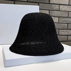 Solid Handmade Crochet Floppy Top Summer Hats