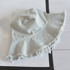 Fashion Casual Ladies Flat tassel Bucket cap Fisherman hat Beach