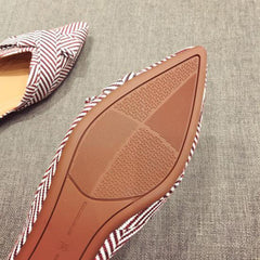 Boat Shoes Pointed Toe Casual Slip on Elegant Ladies Footwear Fashion Flats