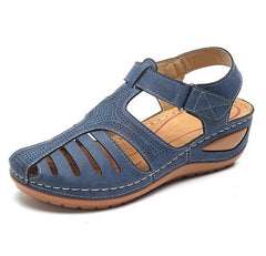 Vintage Wedge Sandals for Women Casual Fashion Velcro Comfy Platform