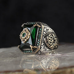 Retro Handmade Turkish Signet Ring